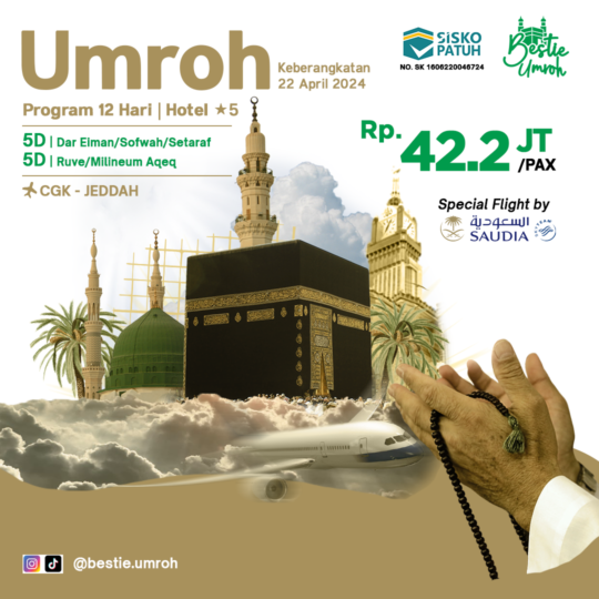 Umroh Hotel Bintang 5 | 12 Hari